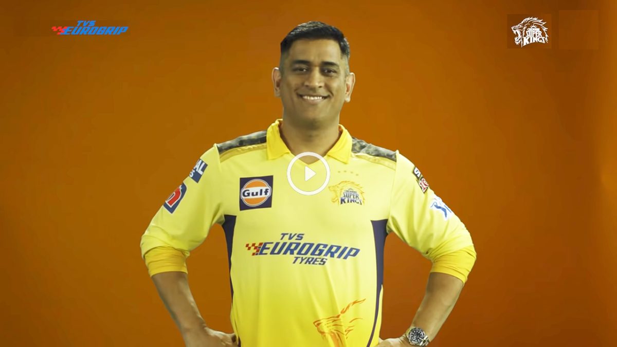 Chennai Super Kings unveil new-look Jersey for IPL 2022 with TVS Eurogrip Tyres